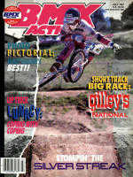 Eric, gracing the cover of BMX Action. Thanks to gOrk for the shot.