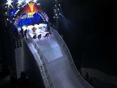The Red Bull Crashed Ice Tour. Ice skating on steroids!