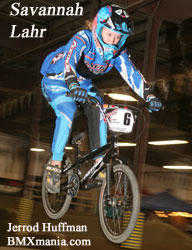 Savannah Lahr takes a big win at the Steel Wheels Indoor BMX "Future Pro Challenge".