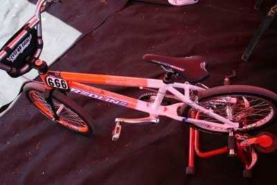 Here's the view that Ivo had of his bike when he won the UCI Copenhagen Supercross race!